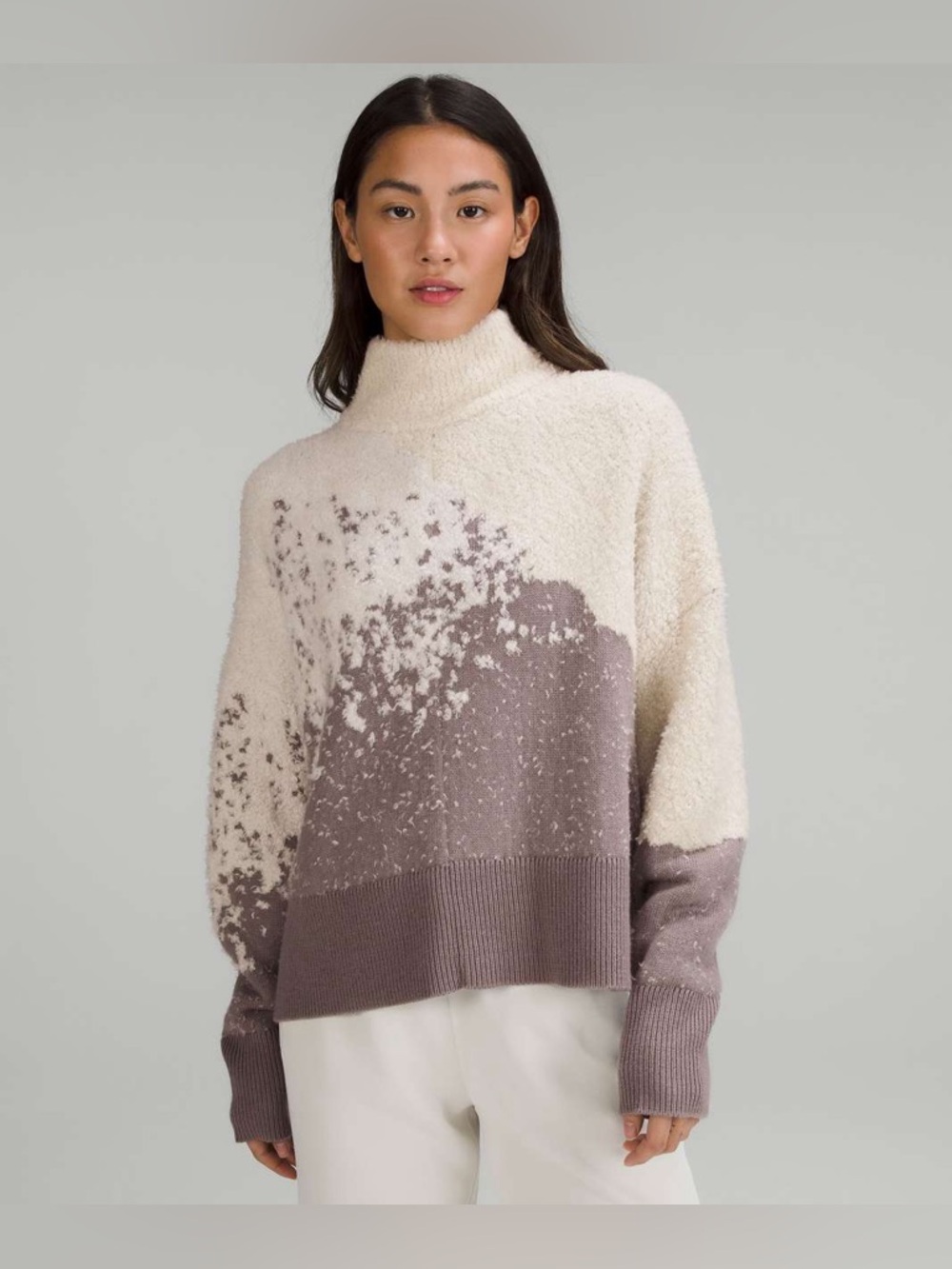 Lululemon Ombre Knit Textured Turtleneck